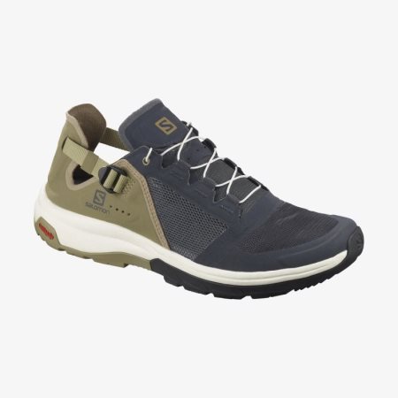 Salomon TECH AMPHIB 4 Mens Sandals Navy/Olive UK HGUL